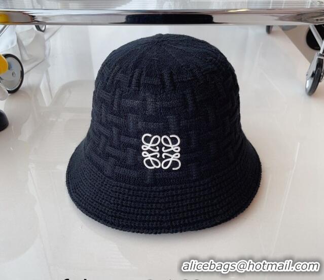 New Product Loewe Knit Hat 081826 Black 2022