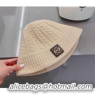 New Product Loewe Knit Hat LH0830 Beige 2022