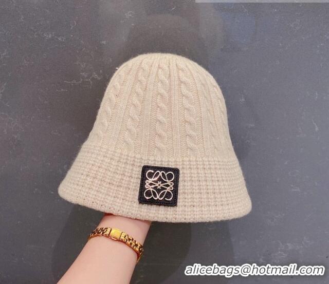 New Product Loewe Knit Hat LH0830 Beige 2022