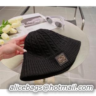 New Product Loewe Knit Hat LH0830 Black 2022