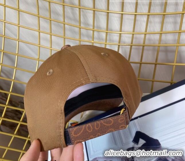 New Stylish Loewe Baseball Hat 083159 Brown 2022