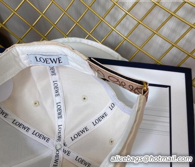 New Product Loewe Baseball Hat 083159 White 2022