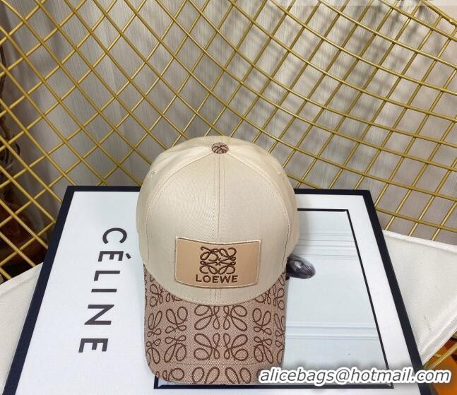 New Product Loewe Baseball Hat 083159 White 2022