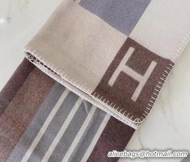 Shop Cheap Hermes Avalon Throw Wool Cashmere Blanket 140x170cm 0923 Grey 2022