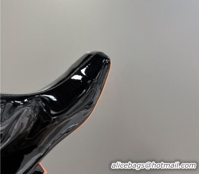 Discount Dior Patent Leather CD High Boots Black 092144