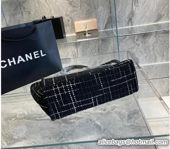 Buy Grade Chanel Weave Tote Shopping Bag B66955 Black