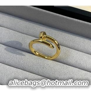 Well Crafted Cartier JUSTE UN CLOU Ring C0071 Yellow Gold 2022