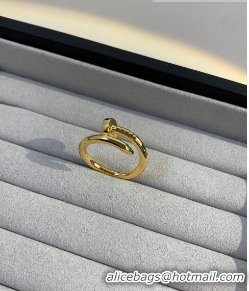 Well Crafted Cartier JUSTE UN CLOU Ring C0071 Yellow Gold 2022