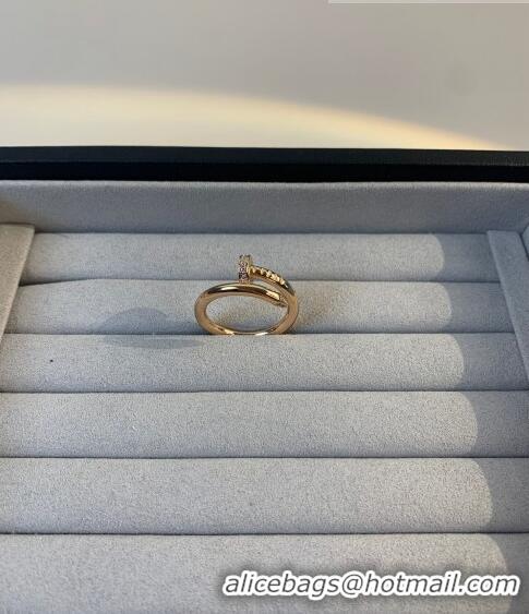 AAAAA Discount Cartier JUSTE UN CLOU Ring with Crystal C0072 Rosy Gold 2022