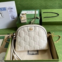 Good Product Gucci GG Matelasse leather shoulder bag 702229 white