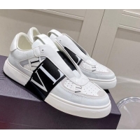 Perfect Valentino VLTN Calfskin Low-top Sneakers White/Black 062541