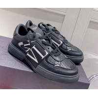 Pretty Style Valentino VLTN Calfskin Low-top Sneakers White/Black 062546