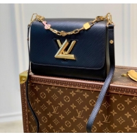 Unique Grade Louis Vuitton TWIST MM M20846 Black