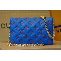 Good Taste Louis Vuitton POCHETTE COUSSIN M80742 blue