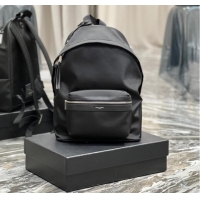 Promotional SAINT LAUREN CITY BACKPACK IN ECONYL SMOOTH LEATHER AND NYLON 534967 black