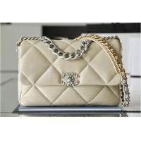 Promotional CHANEL 19 HANDBAG AS1160 AS1161 cream