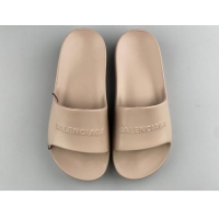 Hot Style Balenciaga Rubber Chunky Slide Sandal Khaki 0719052