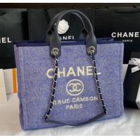 Good Product Chanel LARGE SHOPPING BAG A66941 blue&white