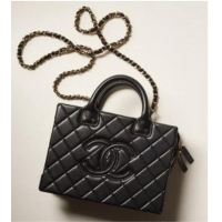 Good Product Chanel VANITY CASE AS3345 BLACK