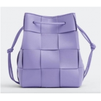 Promotional Bottega Veneta Small Cassette Bucket Bag 680218 Wisteria