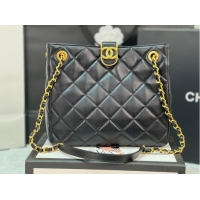 Top Quality Chanel SMALL SHOPPING BAG AS3477 black