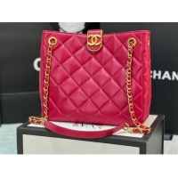 Famous Brand Chanel SMALL SHOPPING BAG AS3477 Fuchsia