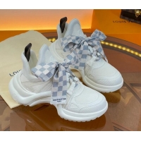 Unique Style Louis Vuitton LV Archlight Sneakers with Ribbon Laces White/Grey 2052649