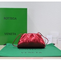 AAAAA Bottega Veneta Mini intrecciato leather clutch with strap 585852 Red