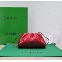 Promotional Bottega Veneta Mini intrecciato leather clutch with strap 585852 Red