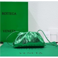 Promotional Bottega Veneta Mini intrecciato leather clutch with strap 585852 Parakeet