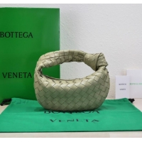 Famous Brand Bottega Veneta Mini intrecciato leather top handle bag 651876 Travertine