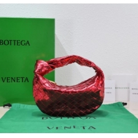 Good Product Bottega Veneta Mini intrecciato leather top handle bag 651876 red