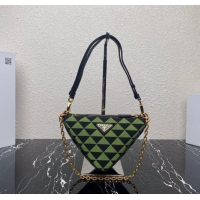 Cheapest Best Prada Original Leather Bag 1BC176 Green