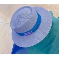 Good Product Louis Vuitton Straw Wide Brim Hat 043036 Purple 2022