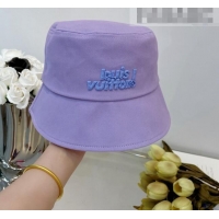 Promotional Discount Louis Vuitton Canvas Bucket Hat 043098 Purple 2022