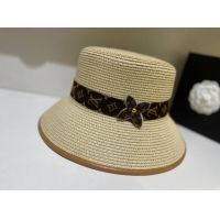 Classic Louis Vuitton Straw Hat LV0167 Beige 2022