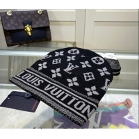 Buy Inexpensive Louis Vuitton Knit Hat 083117 Black 2022