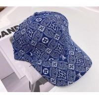 Buy Discount Louis Vuitton Since 1854 Baseball Hat 091525 Blue 2022