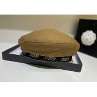 Best Product Dior Beret Hat 091568 Khaki 2022