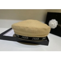 Grade Quality Dior Beret Hat 091568 Beige 2022