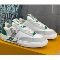 Sumptuous Louis Vuitton Charlie Low-top Sneakers Green 0719116