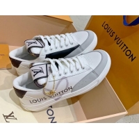 Stylish Louis Vuitton Charlie LOVE Low-top Sneakers White/Grey 072001