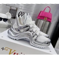 Pretty Style Louis Vuitton LV Archlight Mesh Sneakers 81907 Silver/White