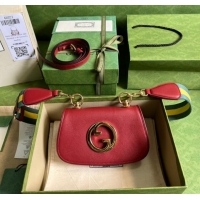 Buy Inexpensive Gucci Blondie mini bag 698643 Burgundy