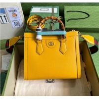 New Style Gucci Diana small tote bag 702721 yellow