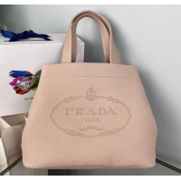 Buy Inexpensive Prada leather tote bag 1AG833 pink