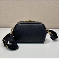 Reasonable Price Prada Leather bag with shoulder strap 1DH781 black