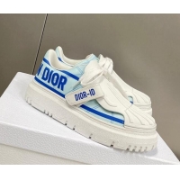 Best Price Dior Dior-ID Sneakers in Blue Gradient and Reflective Technical Fabric 2052646