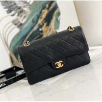 Top Quality Chanel Original Leather Flap Bag A35203 Black/Gold