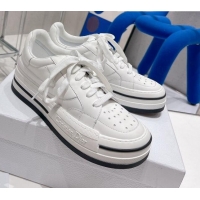 Best Price Dior D-Freeway Calfskin Sneakers White 062160